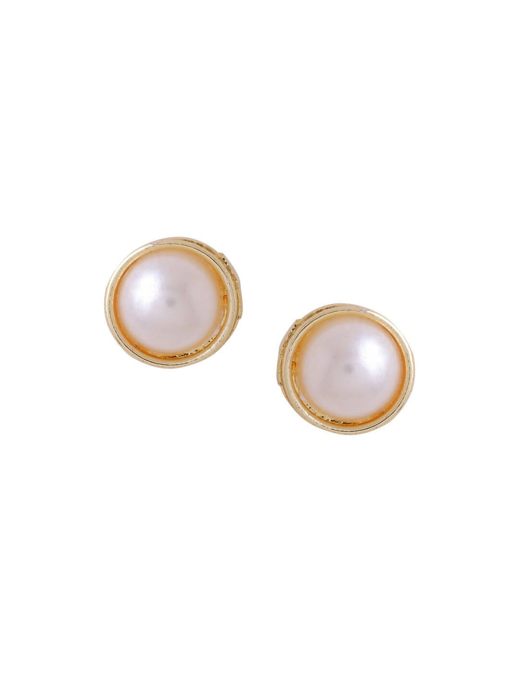 NVR Women Pearl Studded Studs Earrings