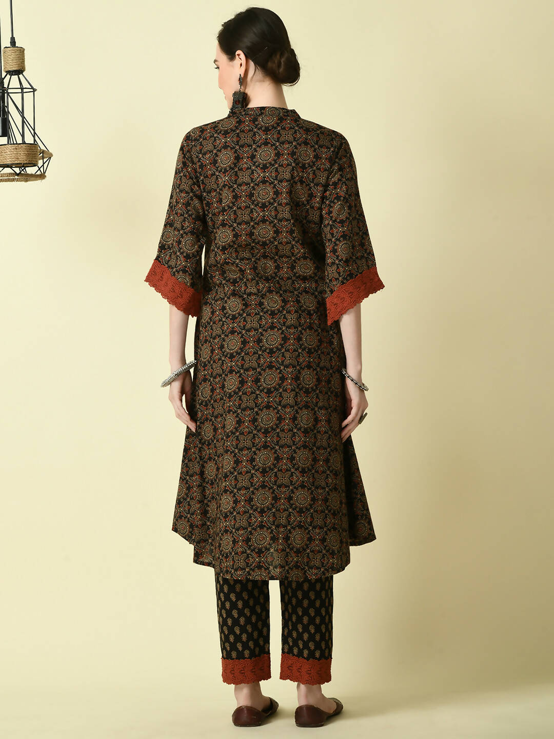 Myshka Women's Multi A-Line Printed Kurta