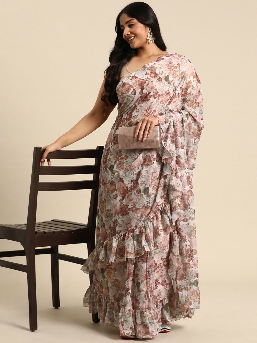 Ahalyaa Women's Traditional wear Saree - Pink