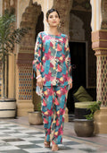 Women's Casual Fashionable Multi Muslin co-ord set - Rooh