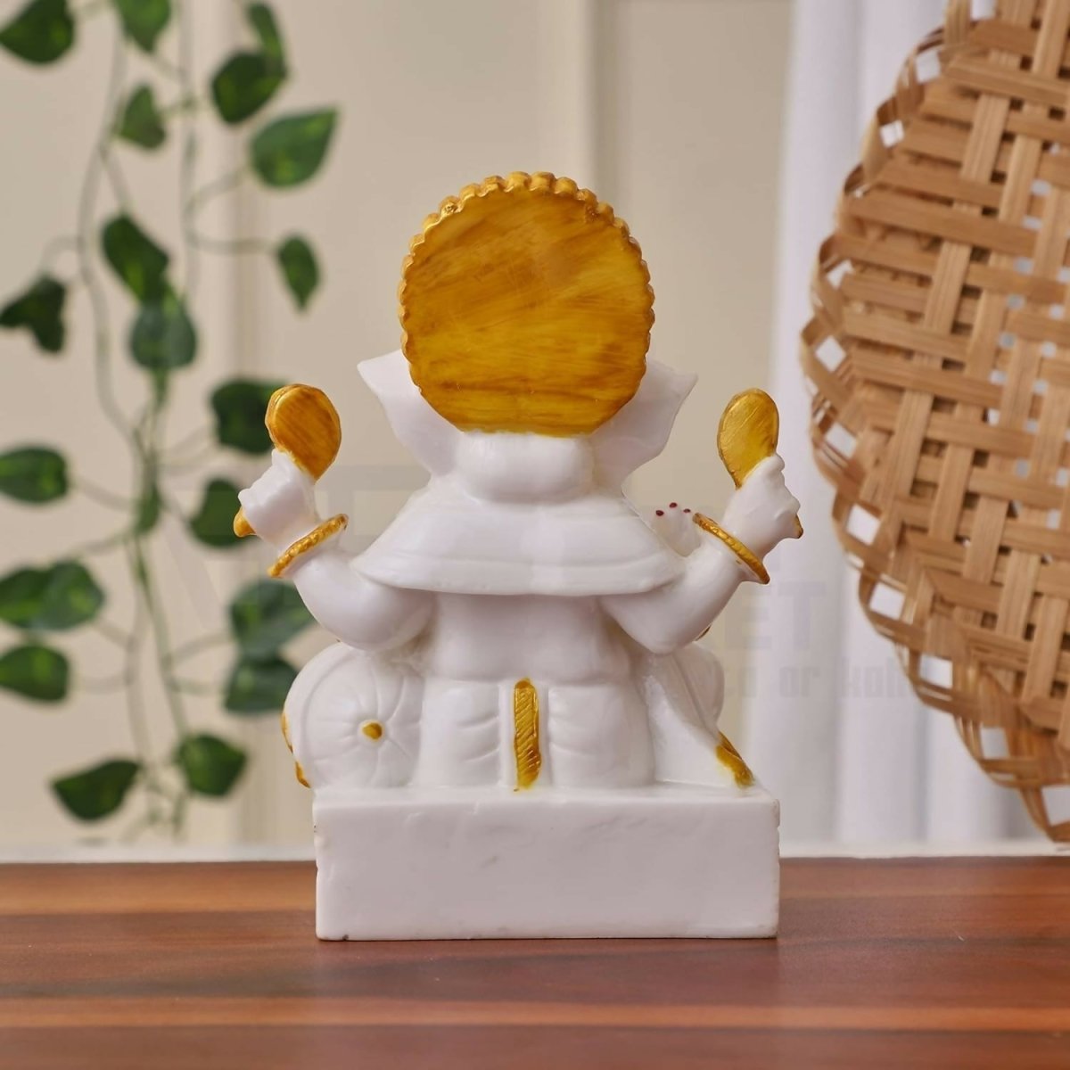 Apnimarket Marble Dust Ganesh Idol