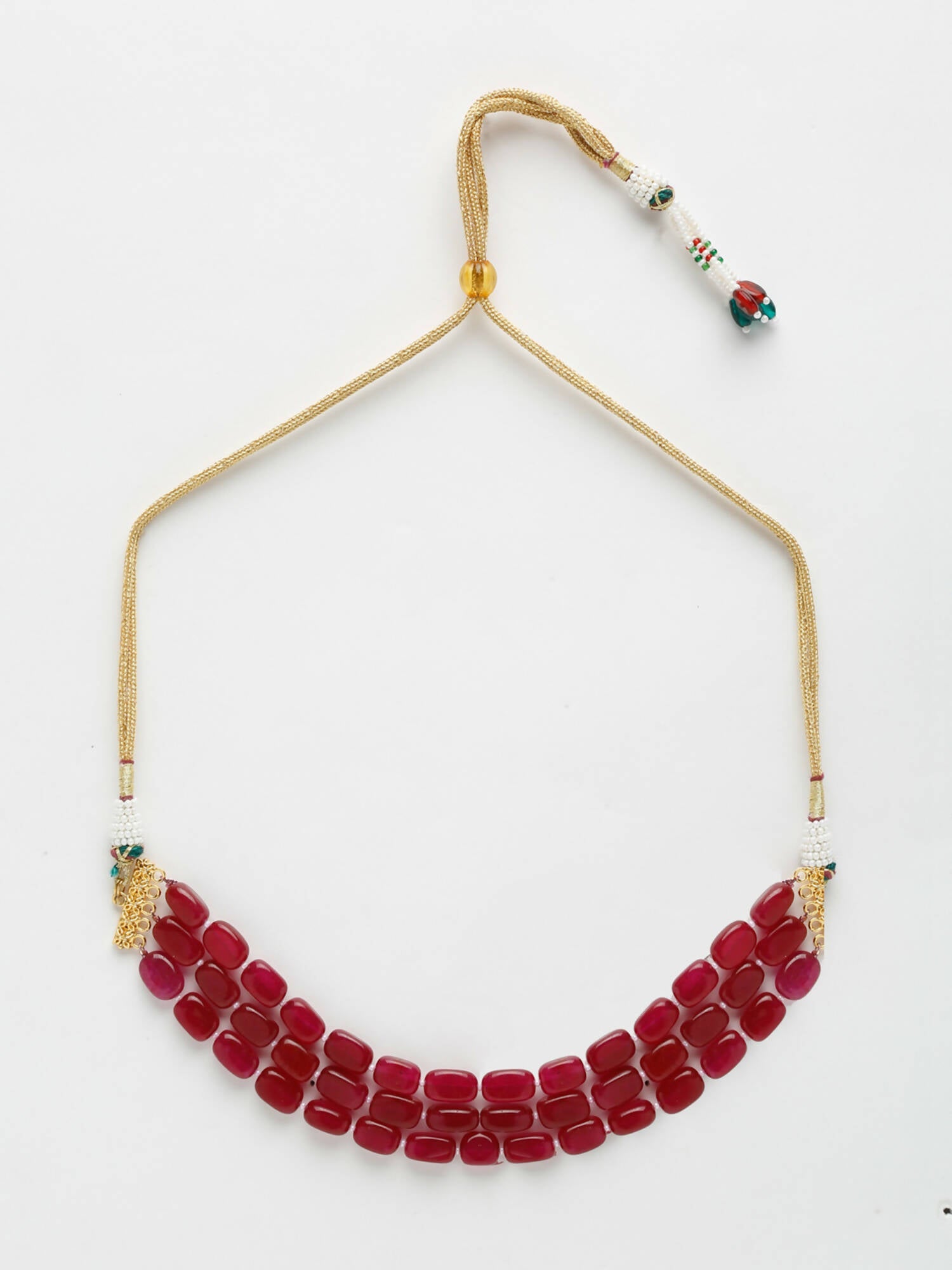 Maroon Choker - Ruby Raang