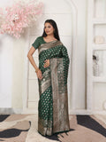 Shree Shyam Fashion Lichi Silk Blue Saree