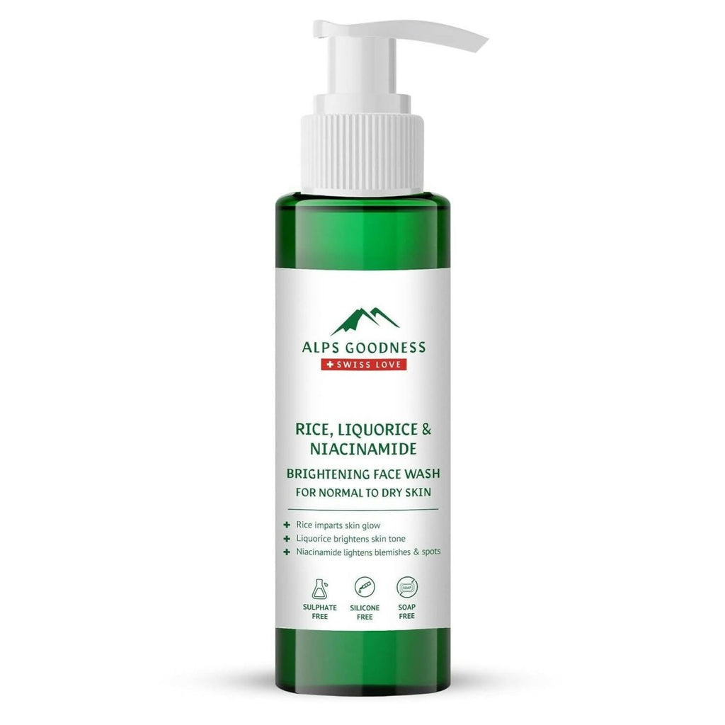 Alps Goodness Rice, Liquorice & Niacinamide Brightening Facewash