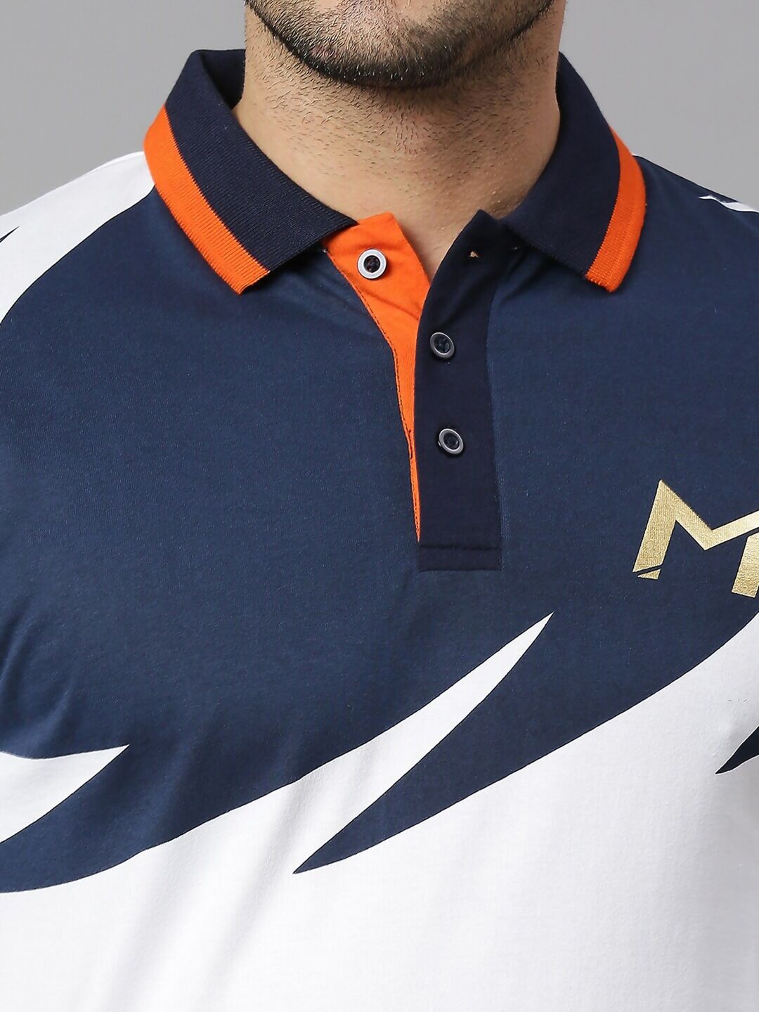 Fancode Mumbai Indians Printed Cotton T-shirt