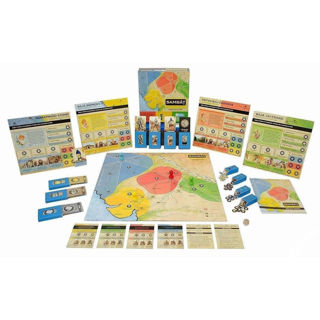 Samrat Strategy Board Game Based on Indian Kings History