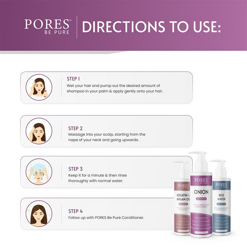 Pores Be Pure Onion Shampoo