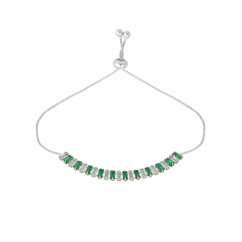 Nuyug Green Emerald Radiance Anti Tarnish Bracelet