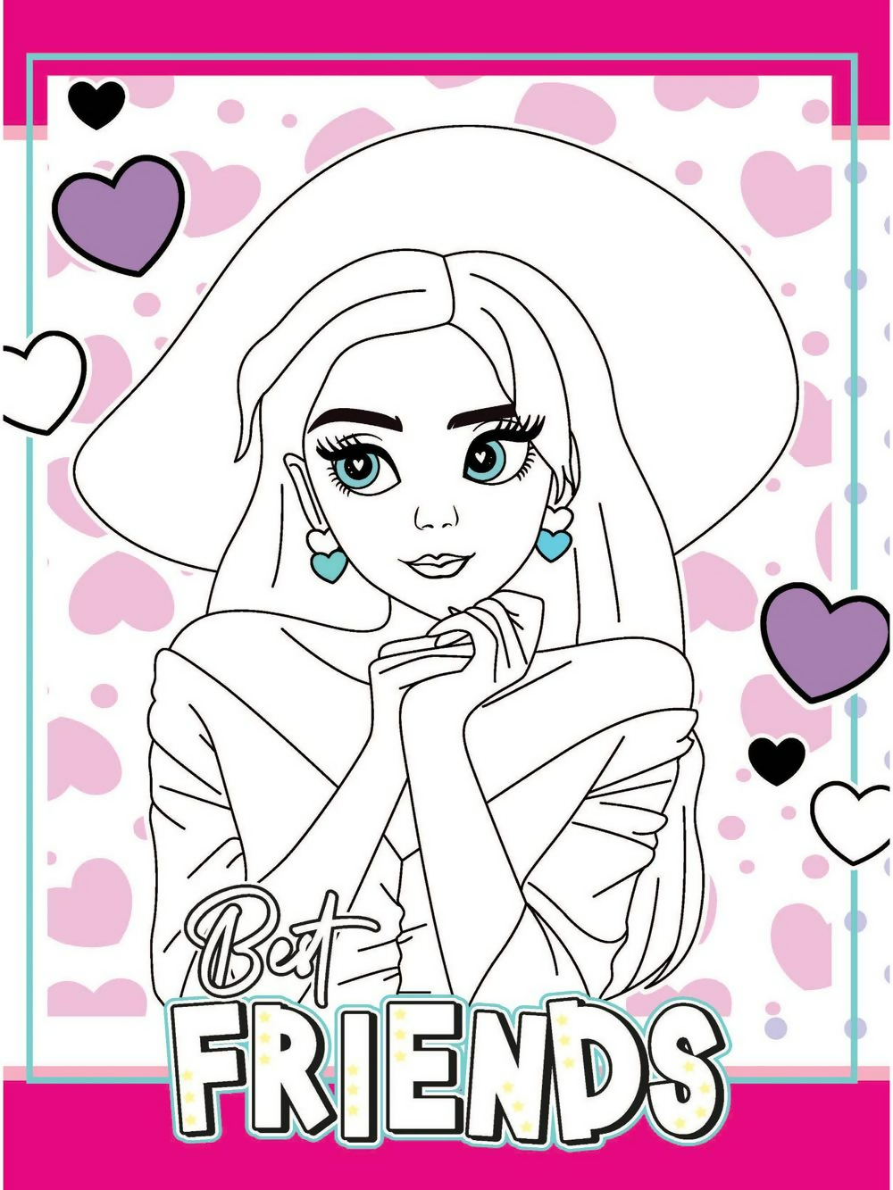 Dreamland Publications Colour Your Own Manga Book 4 With Free Manga Colouring Poster For Kids
