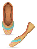 Desi Colour Women Indian Ethnic Footwear-Pink Pearl