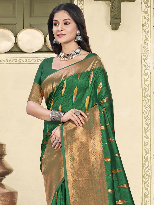 Shree Shyam Fashion Silk Green Saree