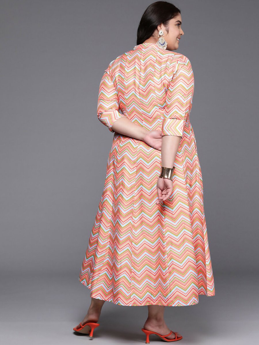 Ahalyaa Women's Traditional wear Ethnic Dress - Multi Color