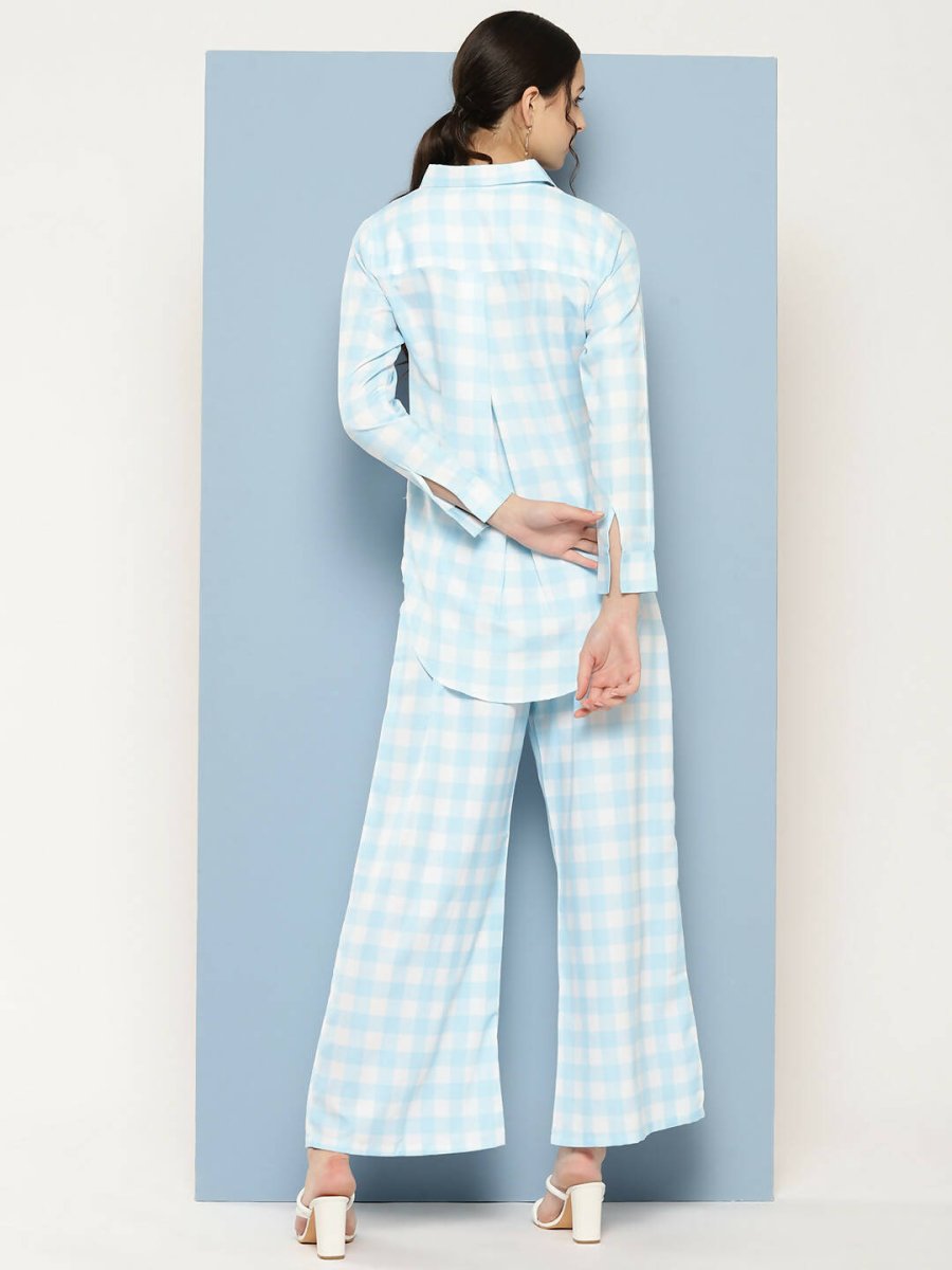 Ahalyaa Womens Co-ords - Blue