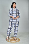 Morchari Digital Print Semi Muslin Co-Ord Set Top & Trouser-Multicolor