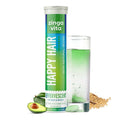Zingavita Happy Hair Biotin Effervescent Tablets (Green Apple Flavor) Sugar Free