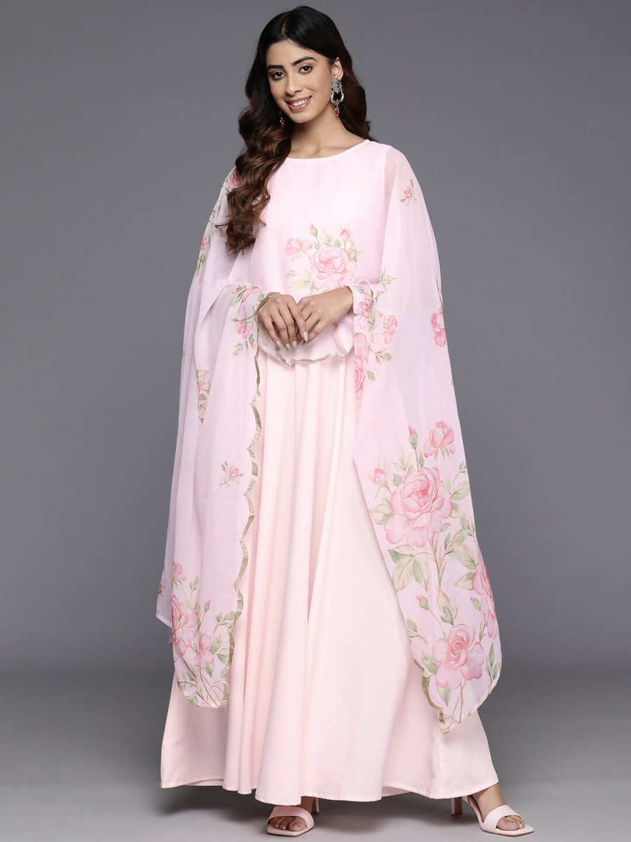 Ahalyaa Women's Traditional wear Dress - Pink