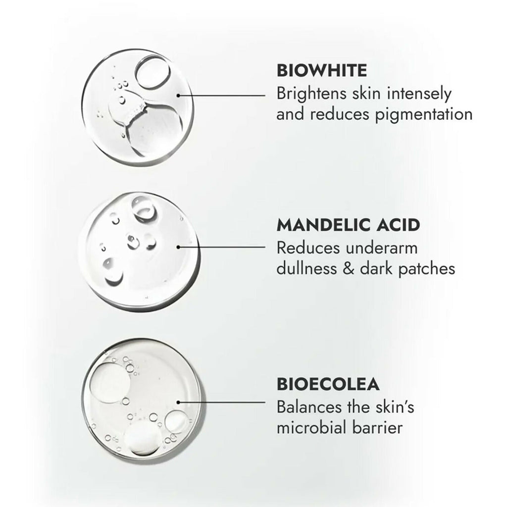 Cos-IQ Brightening Underarm Roll On Serum, With Bioecolea, Mandelic Acid and Bio White Fragrance Free