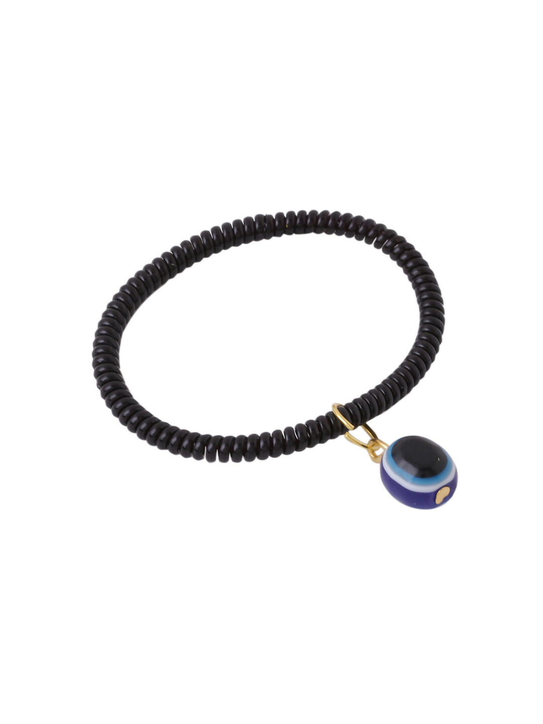 NVR Women Black Evil Eye Adjustable Bracelet