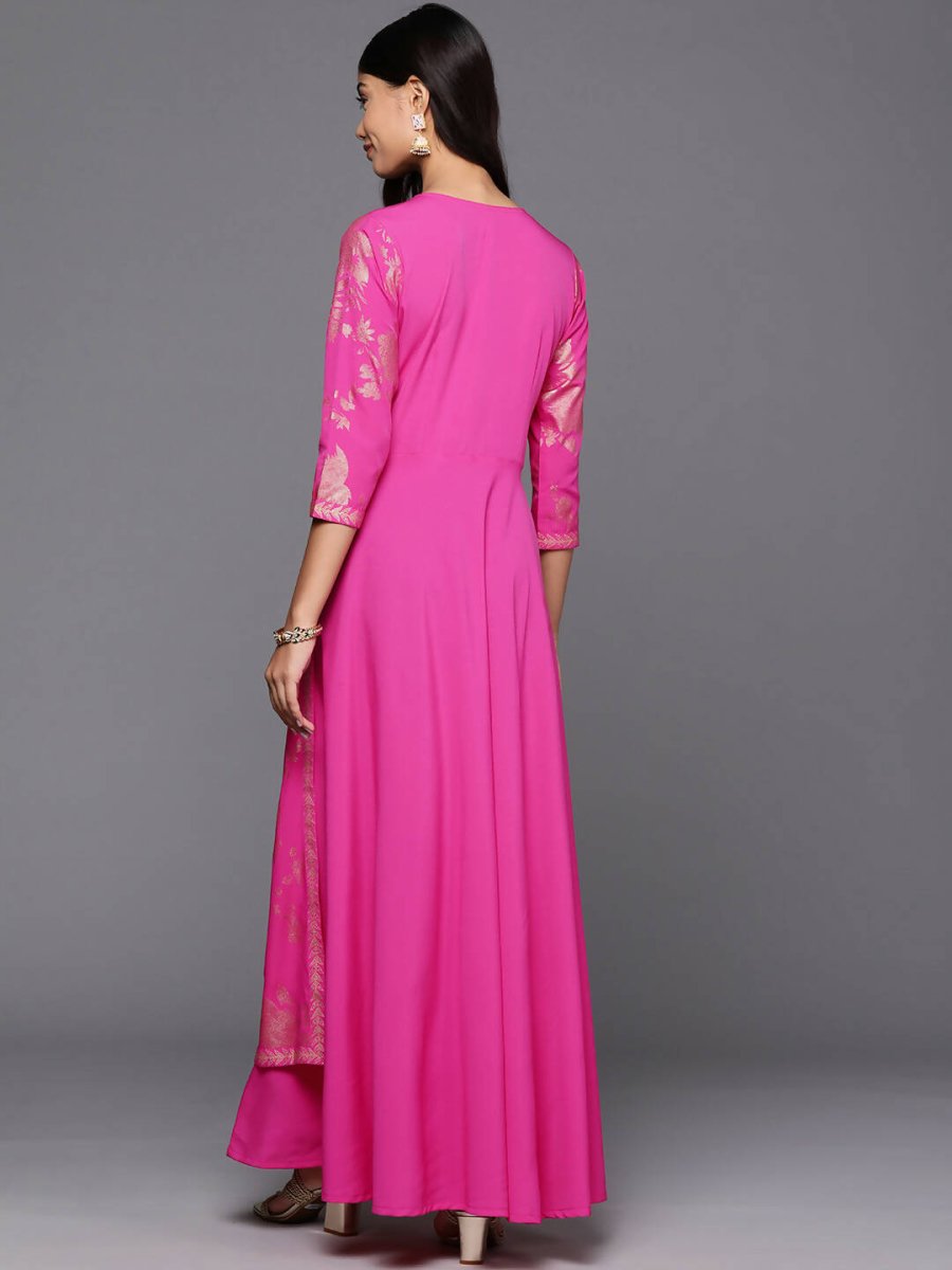 Ahalyaa Women's Traditional wear Ethnic Dress - Pink