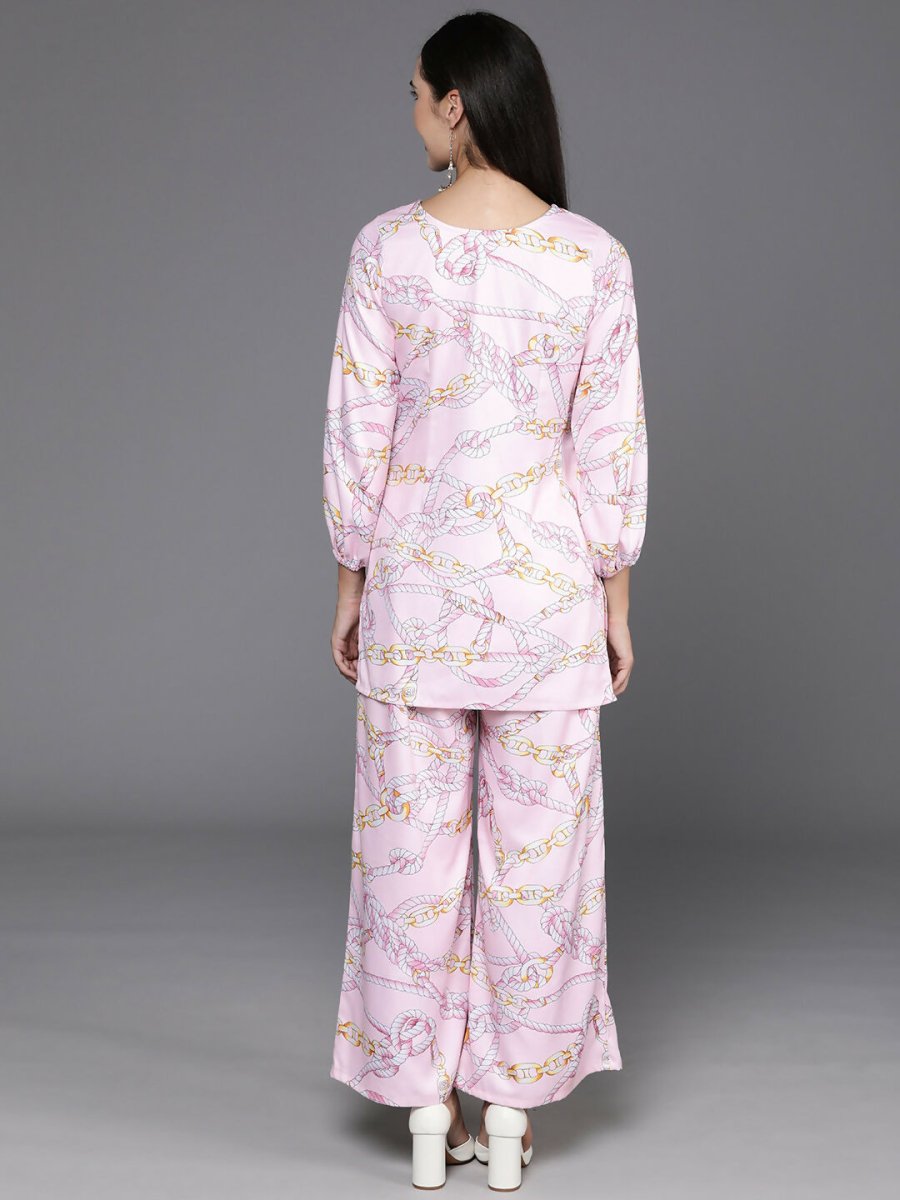 Ahalyaa Women's Traditional Wear Co-ods - Pink