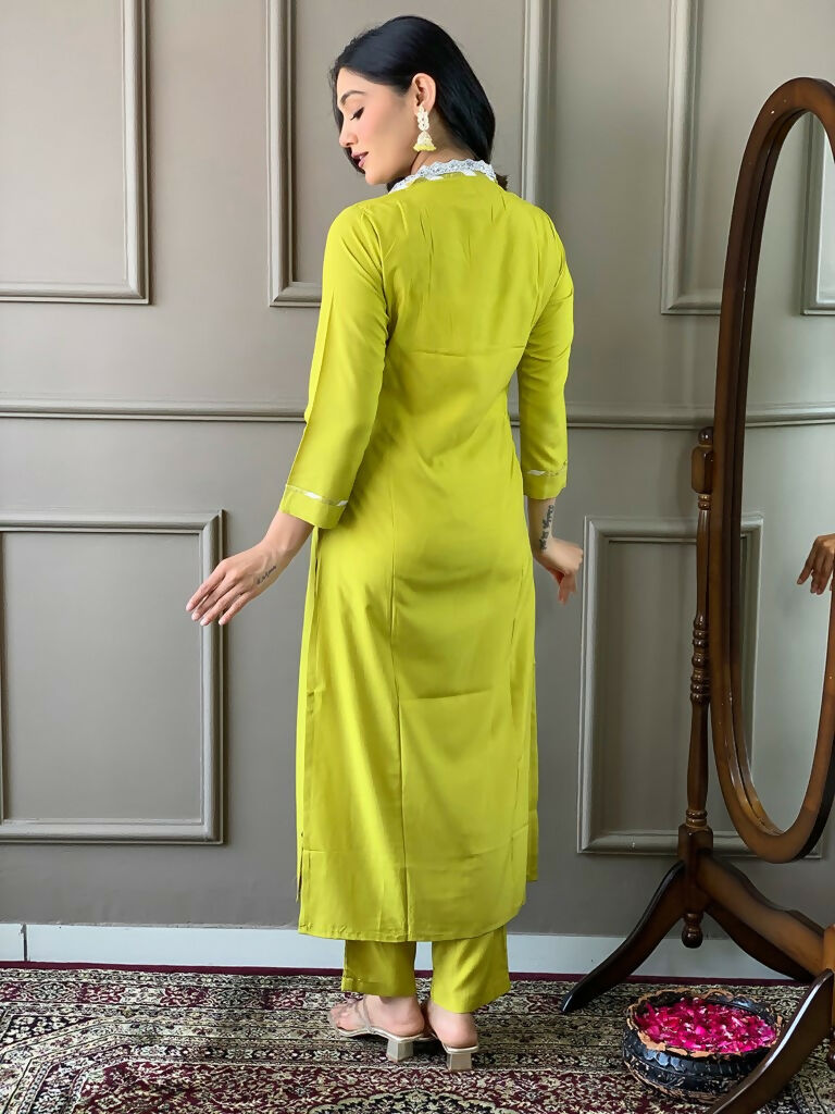 Partywear Designer Viscose Gajri Stitched Suit With Dupatta - Tanisha