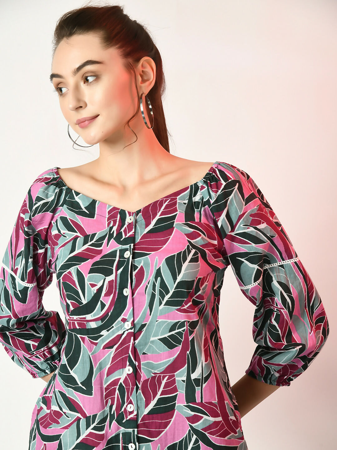 Myshka Women's Multi Printed Dress