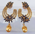 Blue AD Fashion Earrings