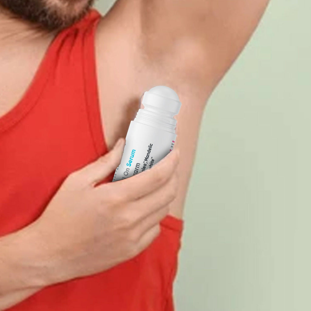 Cos-IQ Brightening Underarm Roll On Serum For Men, With Bioecolea, Mandelic Acid and Bio White