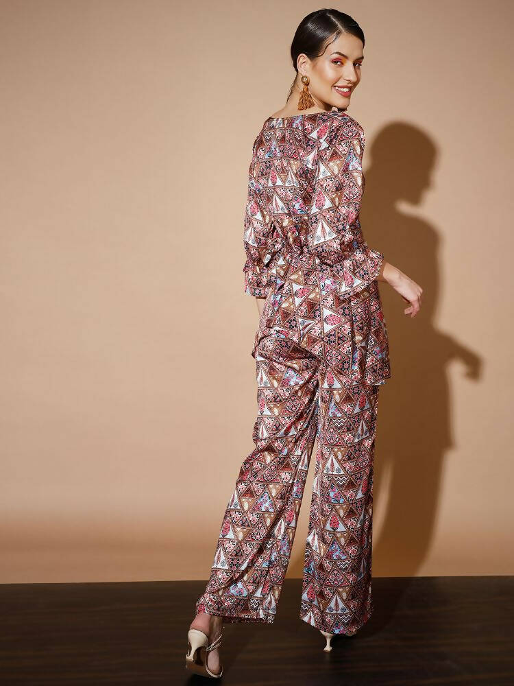 Myshka Women Multi Printed Co-Ords