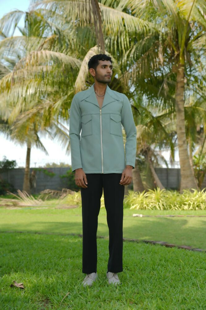 Sandrift Olive Shacket by Hilo Design