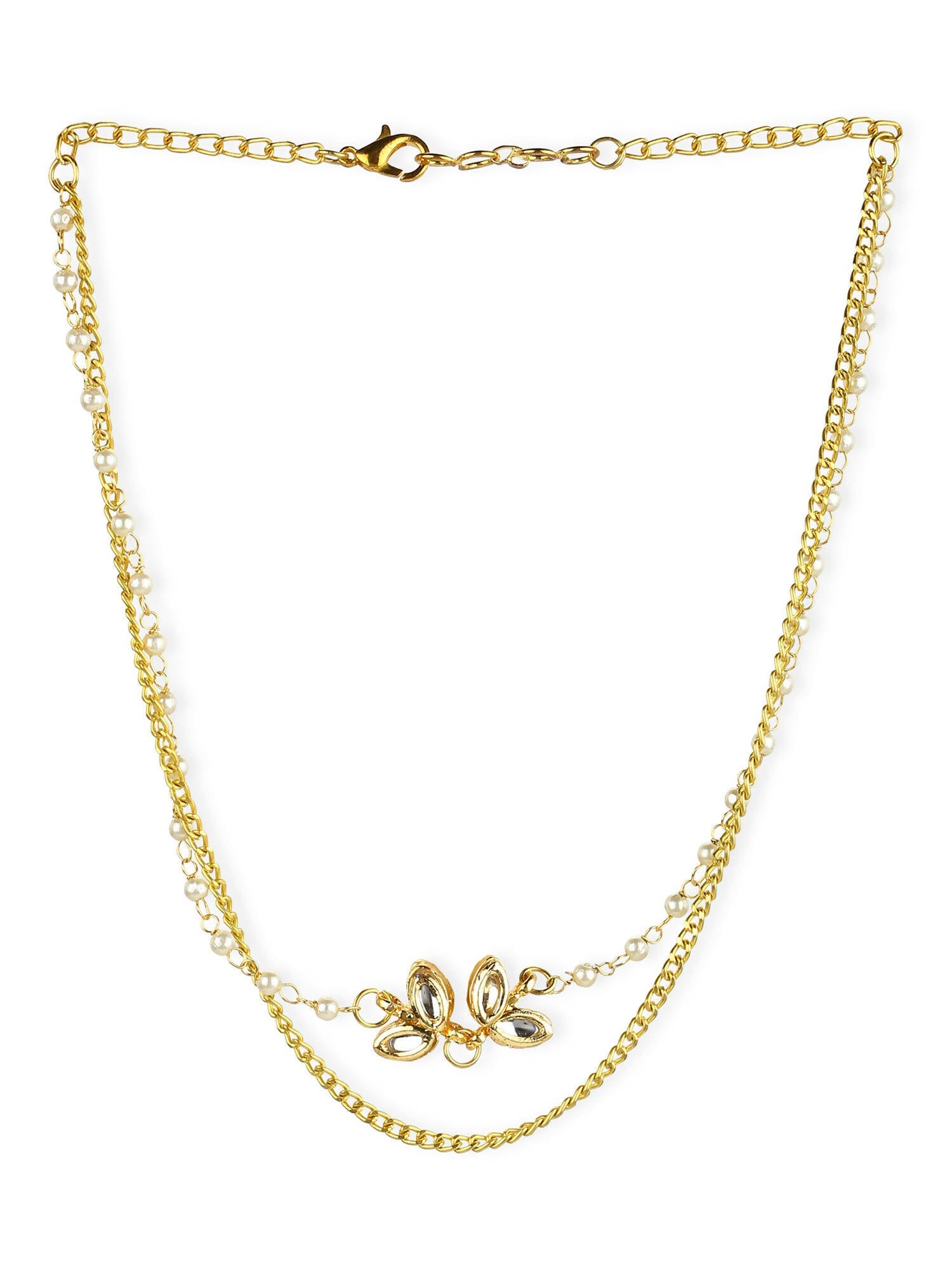 Women's Gold-Polished Chain - Ruby Raang