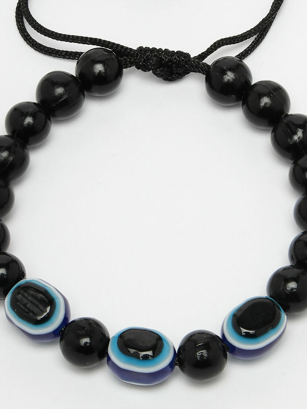 NVR Men & Women Evil Eye Men & Women Black Thread Bracelet