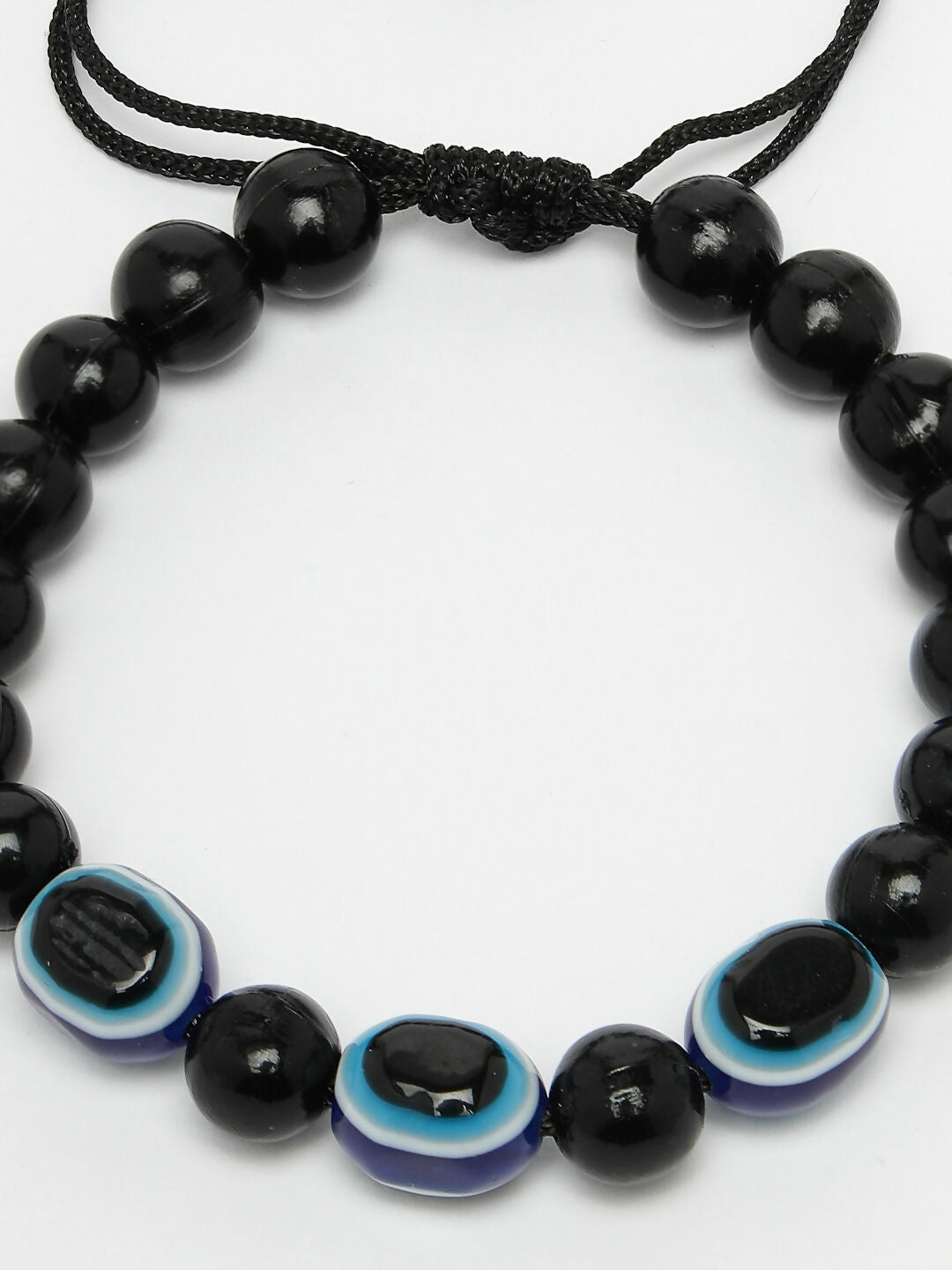 NVR Men & Women Evil Eye Men & Women Black Thread Bracelet