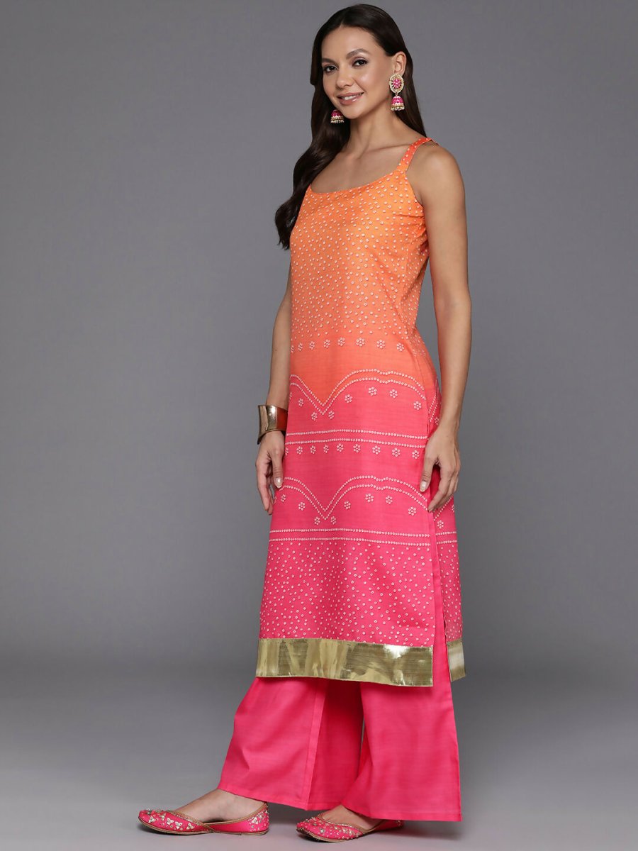 Ahalyaa Women's Traditional wear Kurta Set - Pink