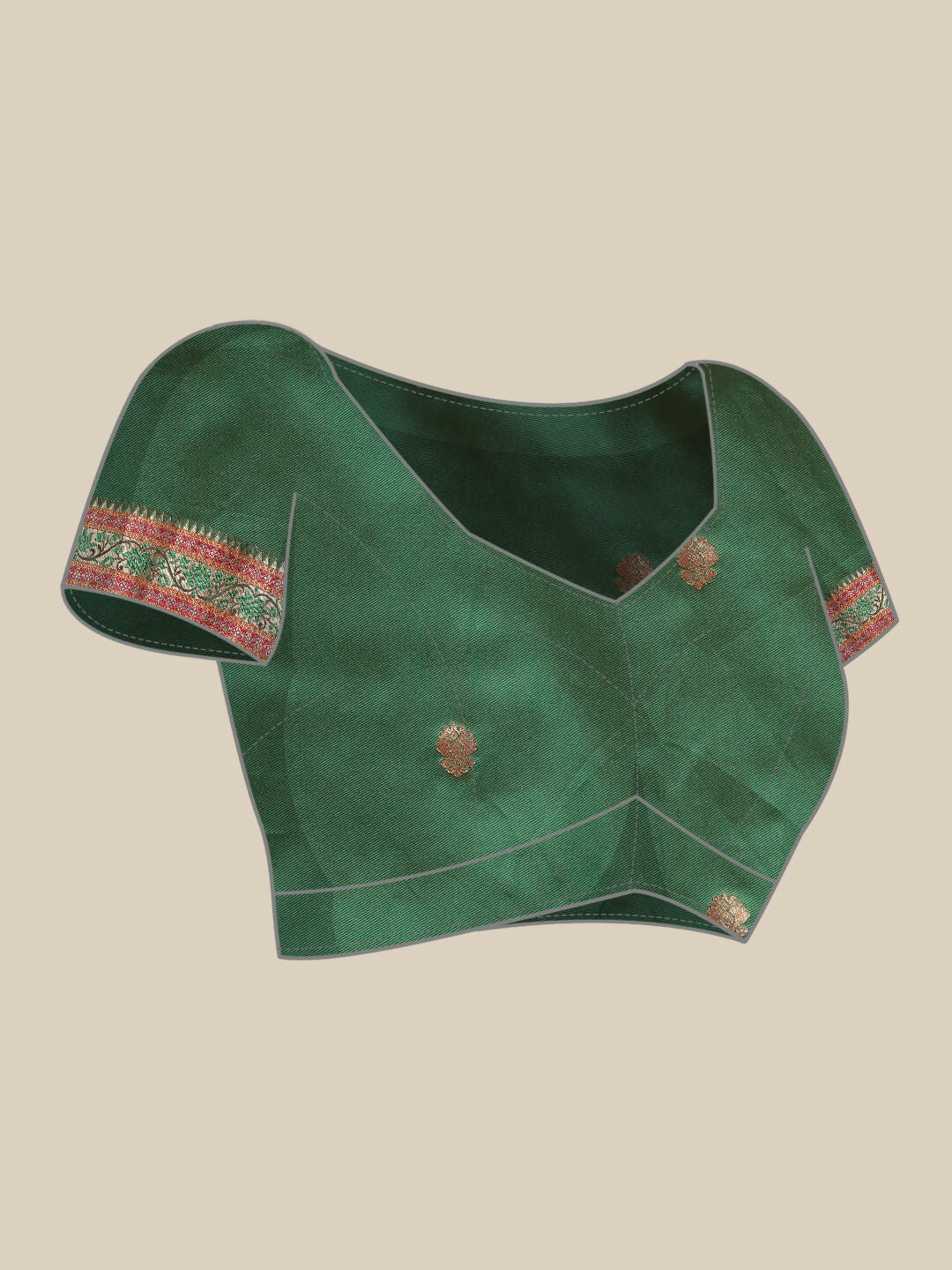 Shree Shyam Fashion Silk Blend Gajari Saree