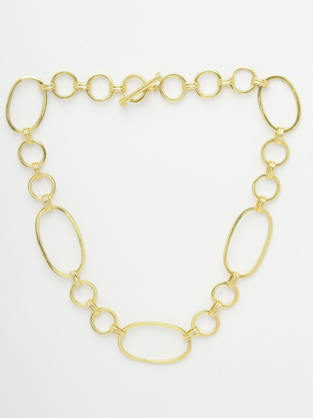 NVR Women Gold-Polished Adjustable Kada Bracelet