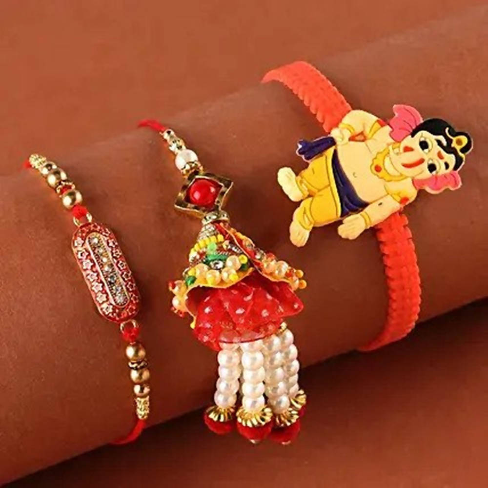 Family Rakhi Set With Two Dairy Milk Bars