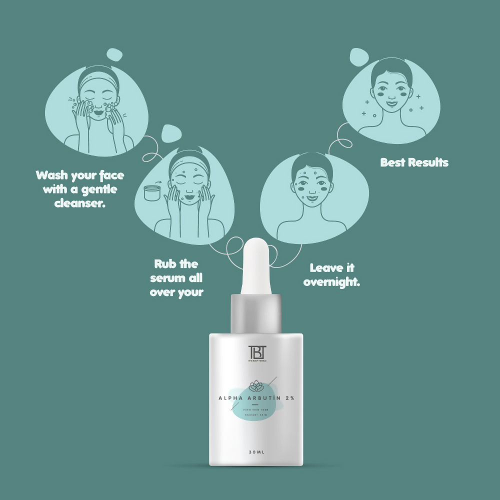 The Body Temple Bodyops 2% Alpha Arbutin Face Serum