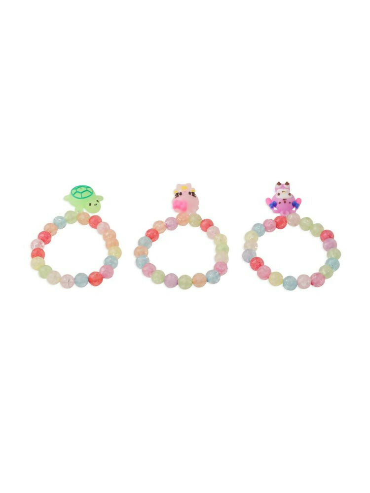 NVR Men & Women Set of 3 Artificial Beads Stylish Bracelet