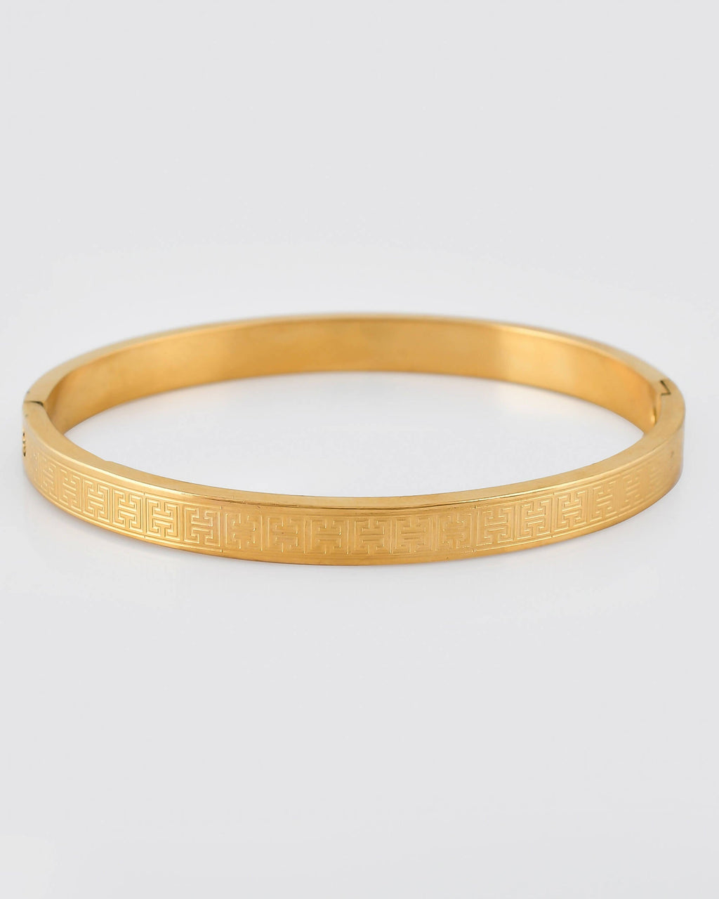 VOJ Stainless Steel Gold-Polished Bracelet