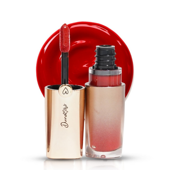 Dunamiss Ramona Hydrating Lip Oil Gloss Crimson Red Kiss