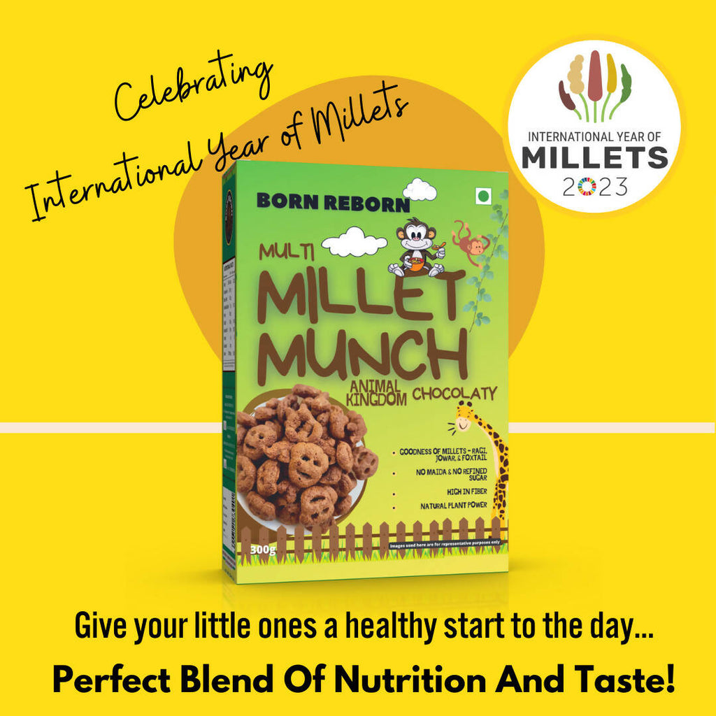 Born Reborn Chocolate Millet Munch - Animal Kingdom