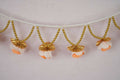 Kundan HandiKrafts Gold Orange Rose Thoranna