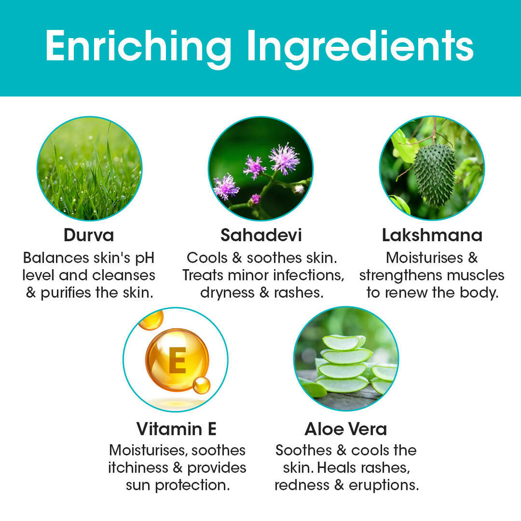 TAC - The Ayurveda Co. Dashapushpadi Ayurvedic Baby Powder For Nourishing and Rash Free Skin