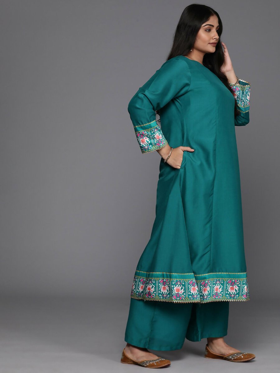 Ahalyaa Women's Traditional wear Kurta Set - Sea Green