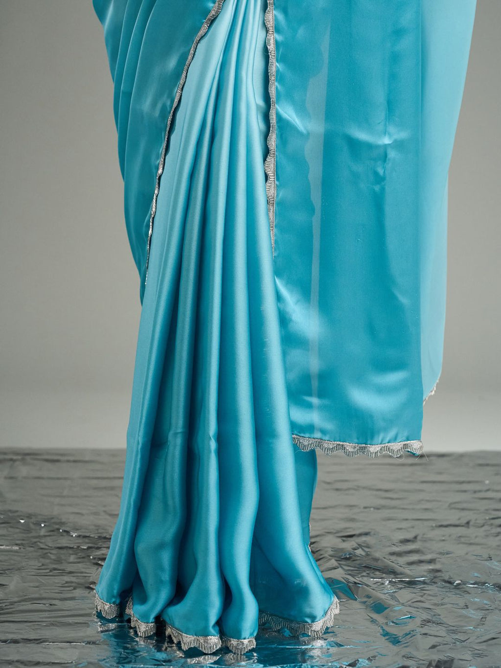 kasee Ombre Satin Saree