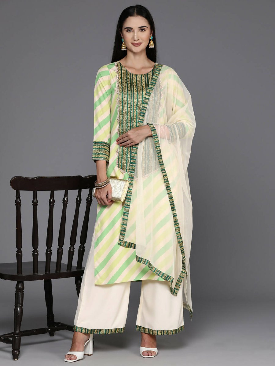 Ahalyaa Women's Traditional wear Kurta Set - Off White