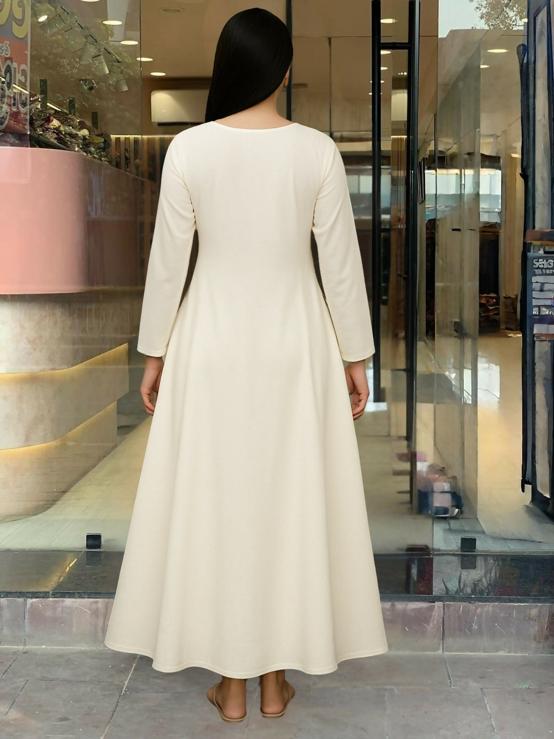 The52 White Women's Beautiful Cotton Fabric Thread Work Straight Kurta Pant and Dupatta Set