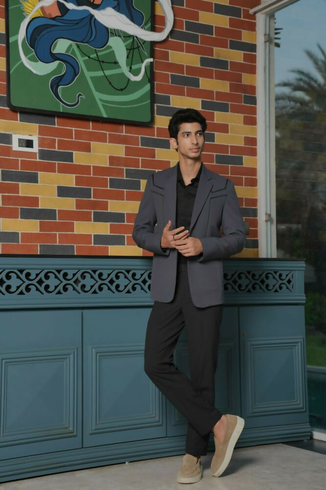 Skarve – Modern Grey & Black Smart Casual Set by Hilo Design