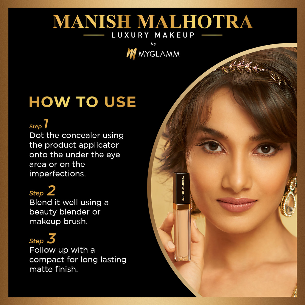 MyGlamm Manish Malhotra Beauty Skin Awakening Concealer - Neutral Teak